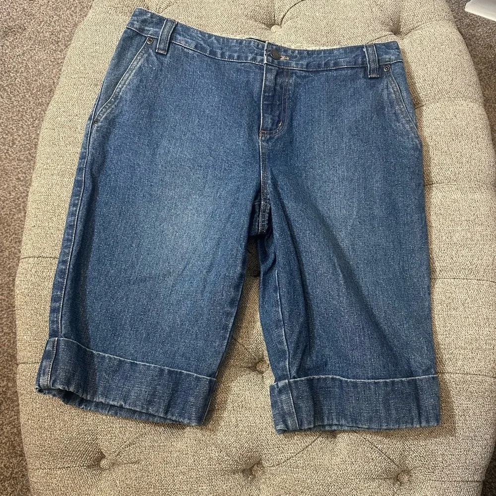 Vintage Denim Bermuda‎ Shorts